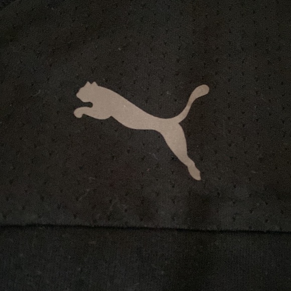 Black Puma long sleeve top. Size L. - Picture 3 of 6